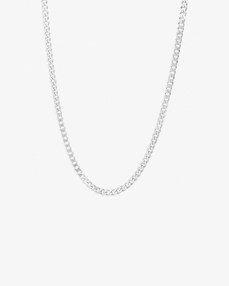 60cm (24") 5.5mm Width Curb Chain in Sterling Silver