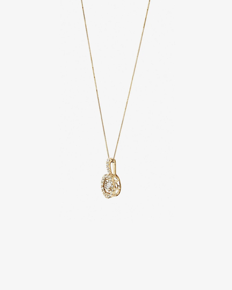 Everlight Pendant with 1 Carat TW of Diamonds in 14kt Gold