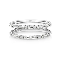 Enhancer Ring with 0.25 Carat TW of Diamonds in 14kt White Gold