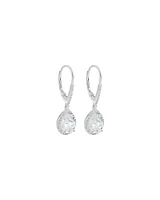 Earrings with Cubic Zirconia in Sterling Silver