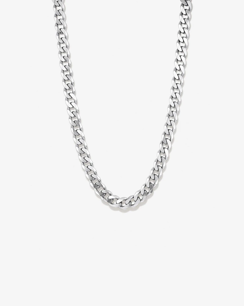 13mm Curb Chain in Sterling Silver