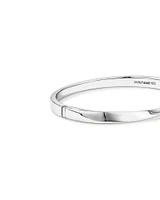 61mm Sculpture Ribbon Bracelet in Sterling Silver