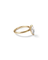 1.25 Carat TW Marquise Laboratory-Grown Diamond Solitaire Engagement Ring in 14kt White Gold