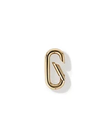 Polished Paperclip Pendant Connector in 10k Yellow Gold