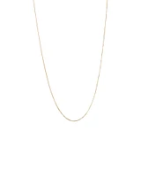 50cm (20") 0.66mm Width Box Chain in 10kt Yellow Gold