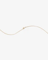 "K" Initial Necklace with 0.10 Carat TW of Diamonds in 10kt Yellow Gold
