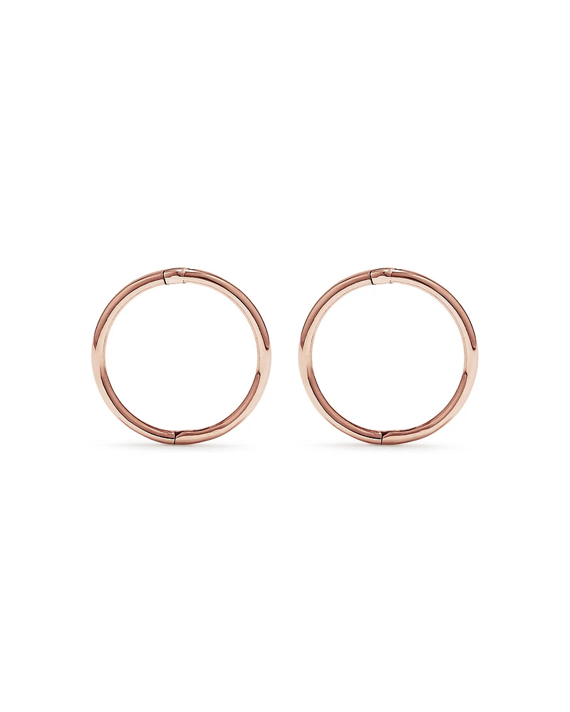 12mm Sleepers in 10kt Rose Gold