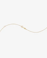 O Initial Pendant in 10kt Yellow Gold