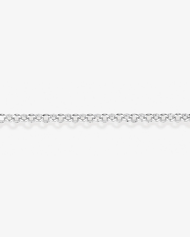 19cm (7.5") Belcher Bracelet in Sterling Silver