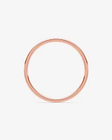 2mm Lite Half Round Wedding Band in 10kt Yellow Gold