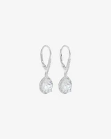 Earrings with Cubic Zirconia in Sterling Silver