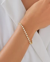 Bracelet de tennis en diamants de 6,00 carats TW en or blanc 14 ct