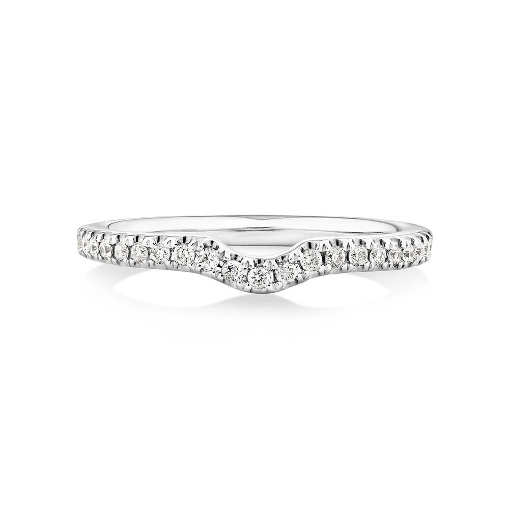 Sir Michael Hill Designer Wedding Band with 0.21 TW of Diamonds