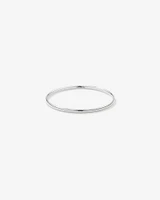 3.7mm Solid Round Bangle in Sterling Silver