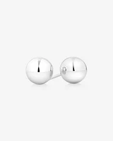 8mm Ball Stud Earrings in Sterling Silver