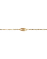 14cm (5.5") Baby Identity Bracelet in 10kt Yellow Gold