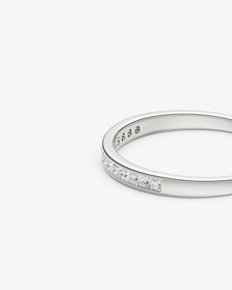 Evermore Wedding Band with Carat TW of Diamonds in 14kt White Gold
