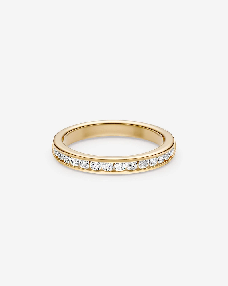 Wedding Band with 0.50 Carat TW of Diamonds in 14kt Yellow Gold