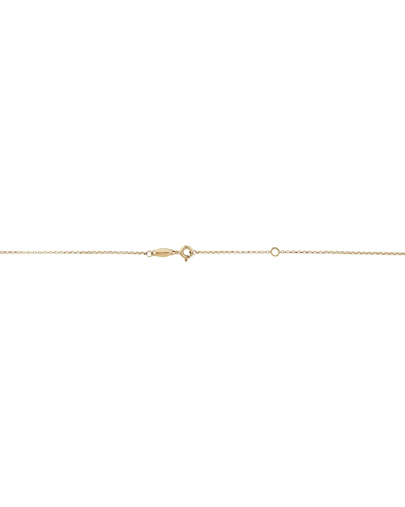 45cm (18") 1mm Width Diamond Cut Belcher Chain in 18kt Yellow Gold