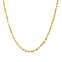 55cm (22") Rope Chain in 10kt Yellow Gold