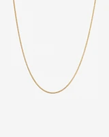 45cm (18") Double Curb Chain in 10kt Yellow Gold