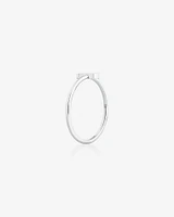 C Initial Ring in Sterling Silver