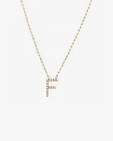 "K" Initial Necklace with 0.10 Carat TW of Diamonds in 10kt Yellow Gold