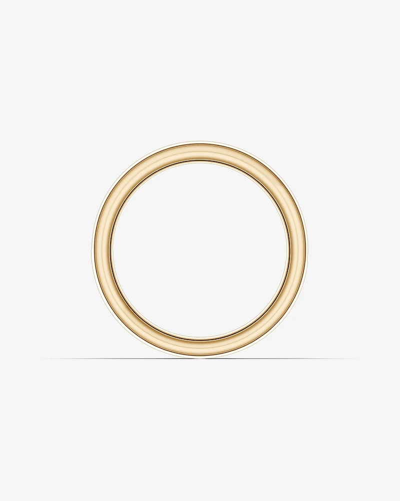 Alliance en or jaune 14 K avec diamants totalisant 0,34 ct