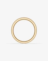Alliance en or jaune 14 K avec diamants totalisant 0,34 ct
