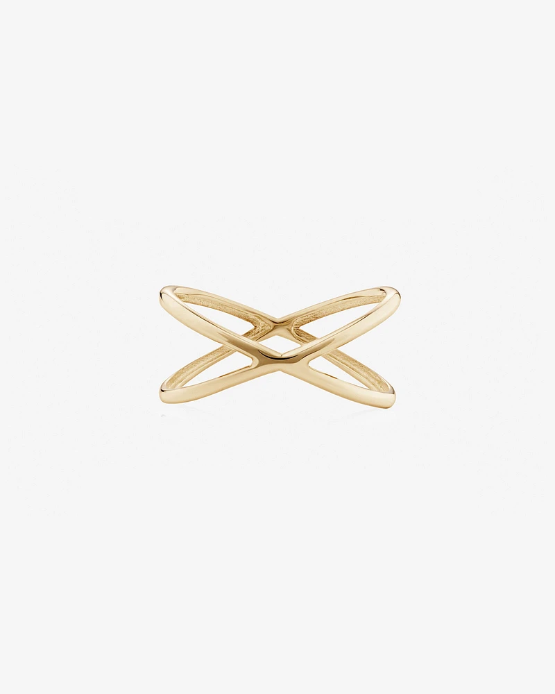 Geometric Ring in 10kt Yellow Gold