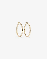 25mm Hoop Earrings in 10kt Rose Gold