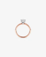 1.25 Carat TW Oval Laboratory-Grown Diamond Solitaire Engagement Ring in 14kt Yellow and White Gold