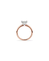 1.25 Carat TW Princess Cut Laboratory-Grown Diamond Solitaire Engagement Ring In 14kt White Gold