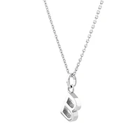 "Z" Initial Pendant in Sterling Silver