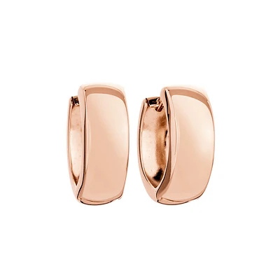 10mm Huggie Earrings in 10kt Yellow Gold