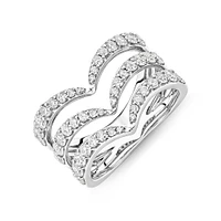 Deco Ring with 1.50 Carat TW of Diamonds in 10kt White Gold