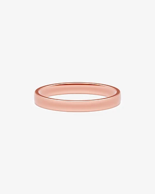 Half Round Wedding Band 10kt Yellow Gold