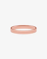 Half Round Wedding Band 10kt Yellow Gold