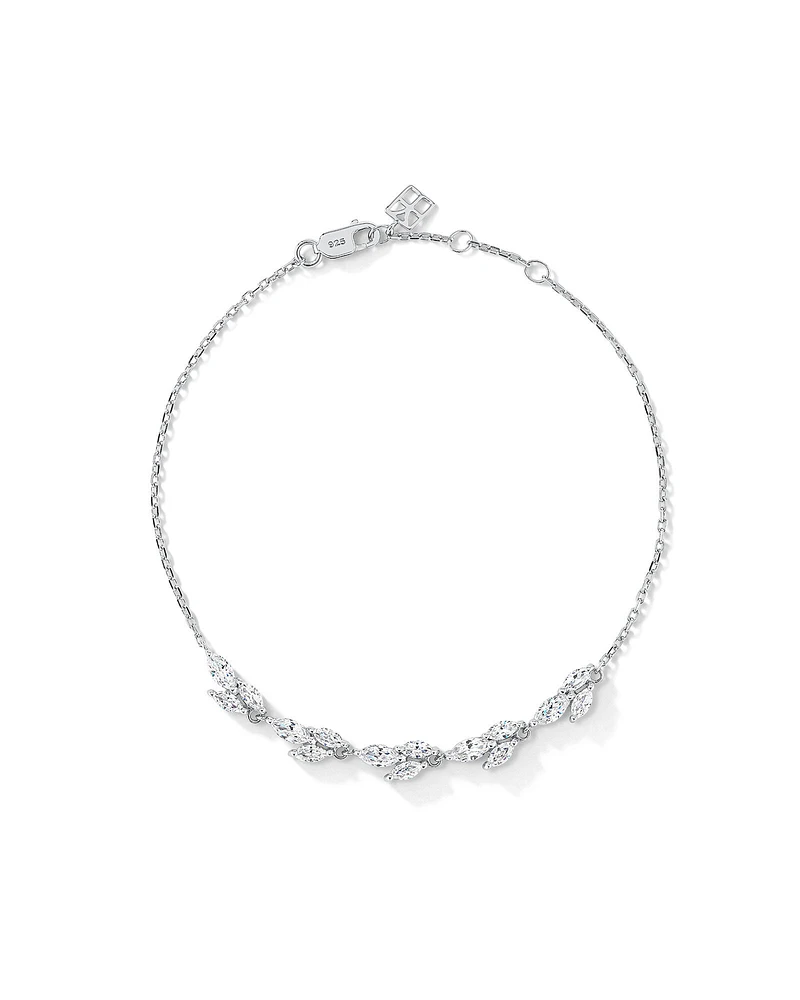 Bracelet Liane en Zircon Cubique en Argent Sterling