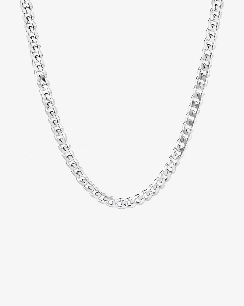 50cm (20") 5.5mm Width Curb Chain in Sterling Silver