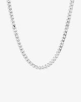 50cm (20") 5.5mm Width Curb Chain in Sterling Silver