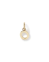 Letter Q Initial Pendant in 10kt Yellow Gold