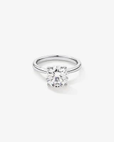 3.00 Carat TW Round Brilliant Laboratory-Grown Diamond Solitaire Engagement Ring in Platinum