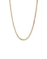 55cm (22") 5.1mm Width Solid Concave Bevelled Curb Chain in 10kt Yellow Gold