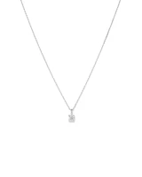 0.50 Carat TW Diamond Solitaire Pendant in 18kt Gold