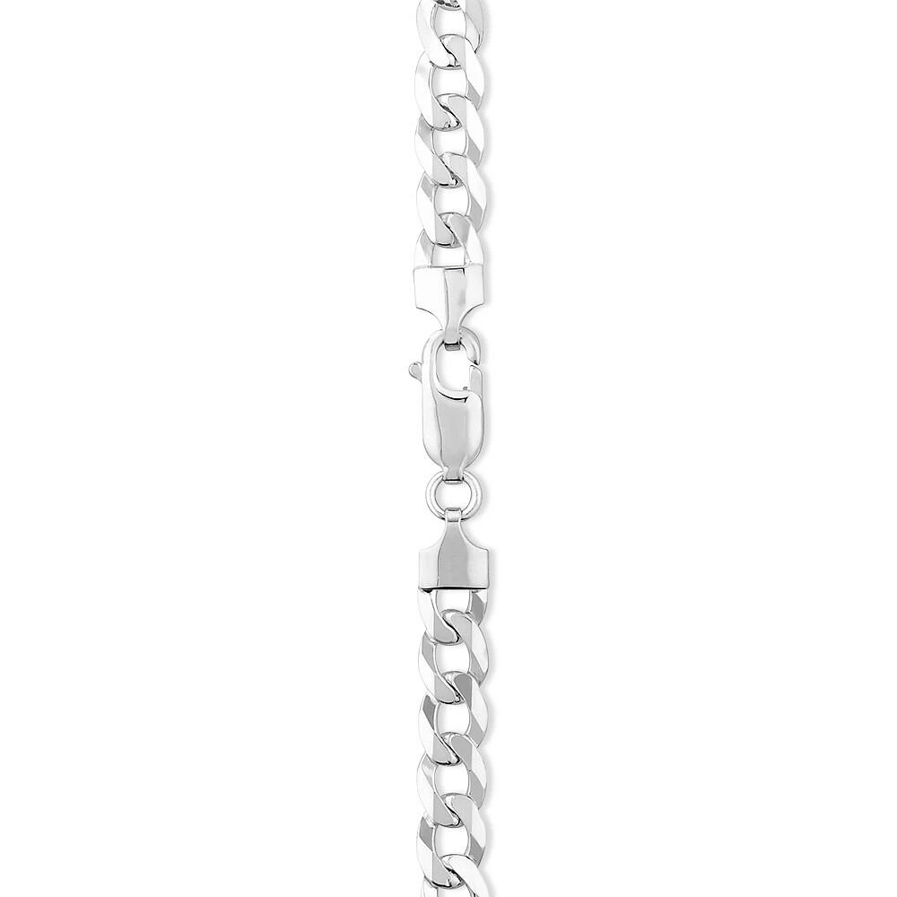 21cm (8.5") ID Curb Bracelet in Sterling Silver