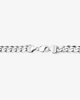 55cm (22") 9mm Width Curb Chain in Sterling Silver