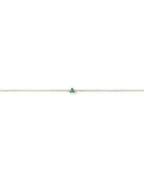 Emerald Trio Bracelet in 10kt Yellow Gold