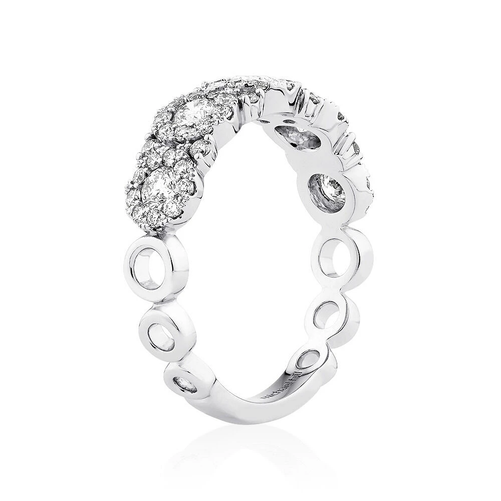 Bubble Ring with 1.00 Carat TW Diamonds in 10kt Gold