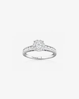 Bridal Set with 1 Carat TW of Diamonds in 14kt White Gold